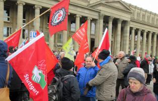 Demo gegen Rassismus am 16.01.2016 in Stuttgart Demo gegen Rassismus am 16.01.2016 in Stuttgart